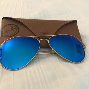 Ray Ban Aviator Sunglasses Mirror lenses